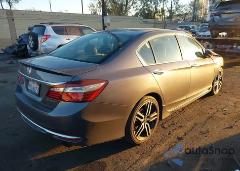 2016 Honda Accord Sport из США, поврежденный, VIN 1HGCR2F58GA206433